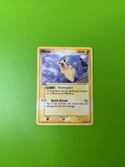 Minun 37/106 EX Emerald Pokemon Card LP+ - Image 1