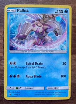 Palkia Holo Rare Shining Legends 24/73 Pokemon card - Image 1
