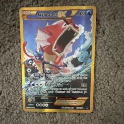 Pokemon Gyarados EX Full Art Holo Black Star Promo Breakpoint 122/122 Card - Image 1