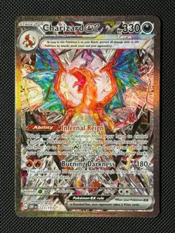 Pokemon Cards Charizard ex 223/197 Obsidian Flames Special Illustration Rare - Image 1