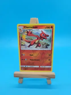 Pokemon Card TCG Charmeleon Hidden Fates 8/68 2019 Reverse Holo NM - Image 1