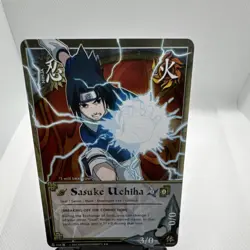 Sasuke Uchiha Ninja Card No. 426 English Regular 2008 - Naruto CCG - Image 1