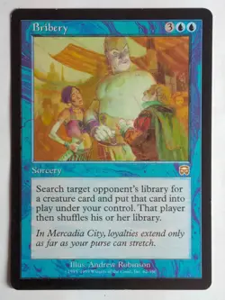 Bribery Mercadian Masques LP x1 MTG Magic the Gathering Card - Image 1