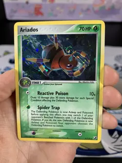 Pokemon Card Ex Unseen Forces Ariados 2/115 2005 Non Reverse Holo NM - Image 3