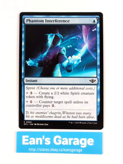 MTG Phantom Interference 0061 OTJ Outlaws of Thunder Junction common - MN - Image 1