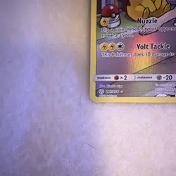 Pokemon Pikachu Secret Rare Holo Sm-Cosmic Eclipse 241/236 70 HP Volt Tackle - Image 3