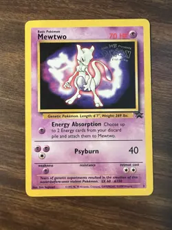 Mewtwo Movie Promo #3 WOTC Black Star Promo Pokemon Card - Image 1