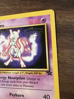 Mewtwo Movie Promo #3 WOTC Black Star Promo Pokemon Card - Image 3
