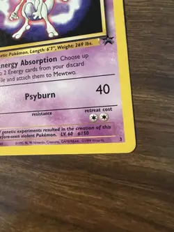 Mewtwo Movie Promo #3 WOTC Black Star Promo Pokemon Card - Image 4