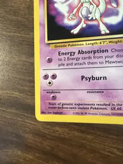 Mewtwo Movie Promo #3 WOTC Black Star Promo Pokemon Card - Image 5