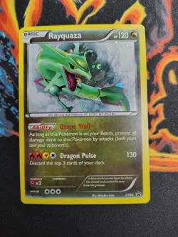 Rayquaza XY64 XY Promos Pokemon Card Cosmos Holo Foil Rare LP *See Description* - Image 3
