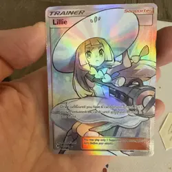 Pokemon TCG Lillie Sun & Moon 147/149 Holo Full Art Ultra Rare Pack Fresh - Image 2
