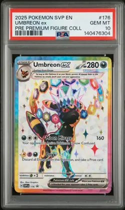 PSA 10 Umbreon ex SVP 176 S&V:Prismatic Evolutions Pokemon - Image 3