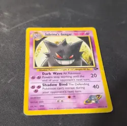 Pokemon Sabrina's Gengar 29/132 Gym Challenge Rare Regular 2000 - Image 1