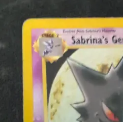 Pokemon Sabrina's Gengar 29/132 Gym Challenge Rare Regular 2000 - Image 2