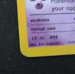 Pokemon Sabrina's Gengar 29/132 Gym Challenge Rare Regular 2000 - Image 5