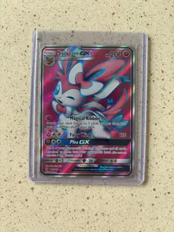 Pokemon TCG Sylveon GX Full Art 140/145 Guardians Rising Ultra Rare LP - Image 1