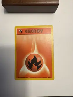 Pokemon TCG Fire Energy 1999 98/102 - Image 3