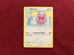 Pokemon Miscut Error Inverted Back Whismur Vivid Voltage 135/185 NM/MT - Image 4