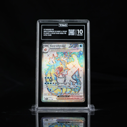 2023 POKEMON SVI EN-SCARLET & VIOLET ULTRA RARE #225 GYARADOS EX TAG 10 - Image 1