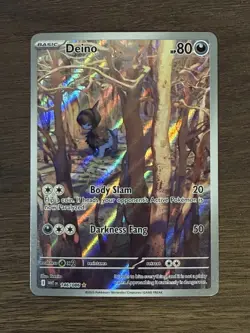 Deino - 146/086 Illustration Rare SV: White Flare PACK FRESH!! - Image 1