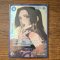 Bandai Boa Hancock Holo Blocker OP01-078 5000 Power One Piece Card Game - Image 1