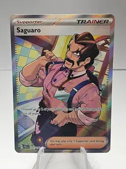 Saguaro 255/193 Paldea Evolved Full Art Ultra Rare Holo Pokemon Card - Image 1