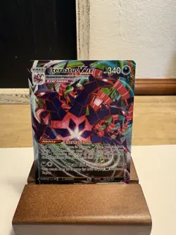 Pokemon TCG Eternatus VMAX SWSH045 Black Star Promo Card Mint Condition - Image 1