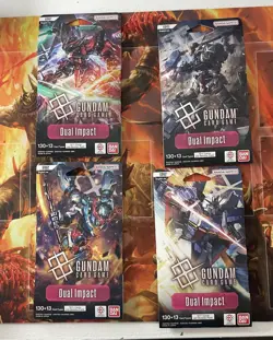GUNDAM CARD GAME Dual Impact Sleeved Booster Packs x15 Sealed GD02 English - Image 2