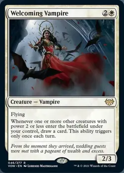 Welcoming Vampire - LP Foil R : Innistrad: Crimson Vow - Image 1