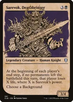 MTG Baldur's Gate Commander Deck - Sarevok, Deathbringer - Image 1