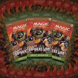 Magic the Gathering The Brothers' War Draft Booster Pack - Image 1