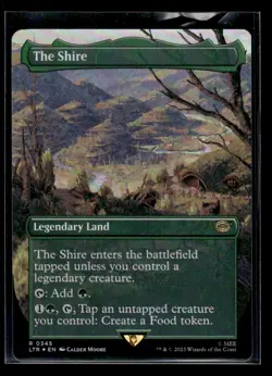 THE SHIRE Borderless Foil R 0345 Lord Of The Rings LTR MTG Magic The Gathering - Image 1