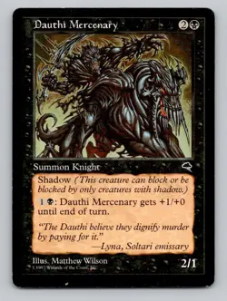 Dauthi Mercenary 124 U Tempest Magic The Gathering NM - Image 1