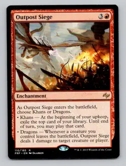 Outpost Siege 139 R Commander 2017 Magic The Gathering NM - Image 1