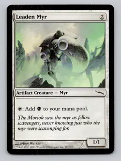 Leaden Myr 191 C Mirrodin Magic The Gathering NM - Image 1