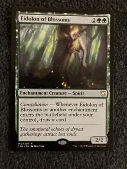 Magic the Gathering MTG - Eidolon of Blossoms - Commander 2018 - Image 1