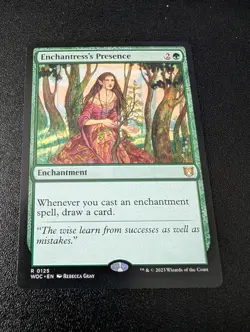 Enchantress's Presence - Commander: Wilds of Eldraine - 125 - #Near Mint - Image 1
