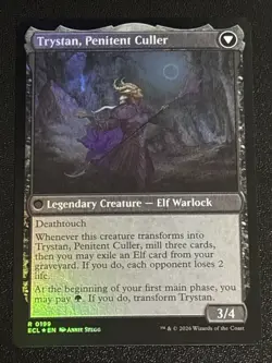 MTG Lorwyn Eclipsed Trystan, Callous Cultivator Foil 0199 NM Rare - Image 2