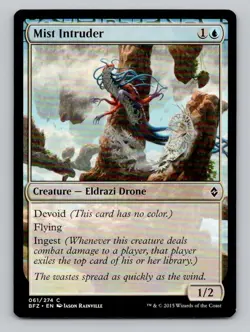 Mist Intruder 61 C Battle for Zendikar Magic The Gathering NM - Image 1