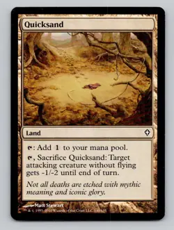 Quicksand 140 C Worldwake Magic The Gathering NM - Image 1