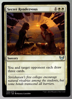 Secret Rendezvous 026/275 Non Foil Uncommon Commander 2021 MTG Near Mint - Image 1