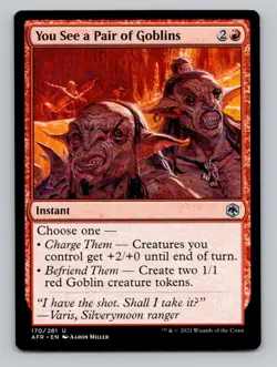 You See a Pair of Goblins 170 U Adventures in the Forgotten Realms Magic The Gat - Image 1