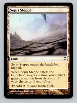 Sejiri Steppe 142 C Worldwake Magic The Gathering NM - Image 1