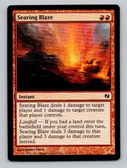 Searing Blaze 67 C Duel Decks: Venser vs. Koth Magic The Gathering NM - Image 1