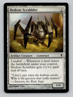 Hedron Scrabbler 204 C Zendikar Magic The Gathering NM - Image 1
