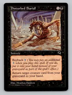 Disturbed Burial 129 C Tempest Magic The Gathering NM - Image 1