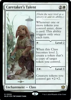 Caretaker's Talent FOIL Bloomburrow Magic MTG NM - Image 1