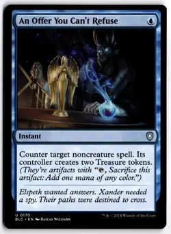 An Offer You Can't Refuse NM BLC Commander: Bloomburrow MTG - Image 1