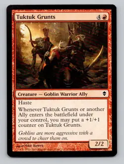 Tuktuk Grunts 152 C Zendikar Magic The Gathering NM - Image 1